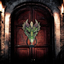 Load image into Gallery viewer, Dragon Door Knocker - Gothic Fantasy Resin Ornament for Home Decor