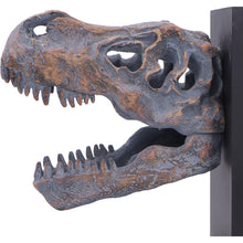 Load image into Gallery viewer, Tyrannosaurus Rex Skull Bookends Dinosaur Skeleton Display Jurassic Decor