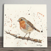 Load image into Gallery viewer, RALPH Ceramic Art Tile by Bree Merryn – Handcrafted, 20x20cm, Ready to Hang, Stunning Wildlife Design