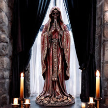 Charger l'image dans la galerie, Santa Muerte Bronze Figurine Santisima Muerte Statue 19cm Mexican Folk Saint Ornament