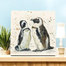 Load image into Gallery viewer, PETE AND PEGGY Ceramic Art Tile by Bree Merryn 20x20cm Wall Decor Ready to Hang Boxed Artwork for Home & Gifts