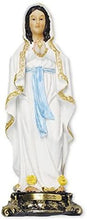 Load image into Gallery viewer, Beautifully Crafted Our Lady of Lourdes 20cm Resin Figurine Statue Religious Decor, Catholic Devotion, Blessed Virgin Mary Collectible