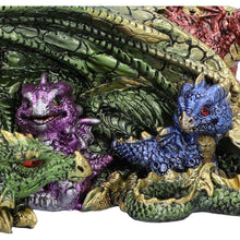 Load image into Gallery viewer, Fantasy Dragon Figurine Hatchling Ornament Gothic Mythical Creature Statue Art