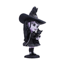 Load image into Gallery viewer, Cute Gothic Witch Figurine Spooky Halloween Art Decor Occult Collectible Gift