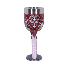 Load image into Gallery viewer, Dragons Goblet Set Twin Heart Chalices Gothic Decor Fantasy Cup Wedding Gift