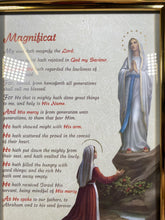 Load image into Gallery viewer, Laminated Framed Picture Blessed Virgin Mary Our Lady of Lourdes Christianity Religious Wall Decor-OsirisTradingUK