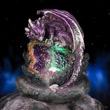 Load image into Gallery viewer, Fantasy LED Backflow Incense Burner with Crystal Baby Dragon - Mystical Decor