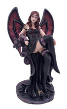 Load image into Gallery viewer, Enchanting Gothic Fairy and Gargoyle Companion Statue - Handcrafted Dark Fantasy Resin Sculpture - Mystical Home Decor-OsirisTradingUK