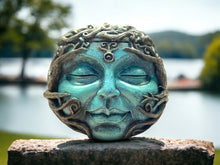 Load image into Gallery viewer, Mystical Greenman Trinket Box - Handcrafted Resin Altar Box, Celtic Pagan Storage, Spiritual Decor-OsirisTradingUK