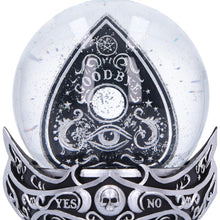 Laden Sie das Bild in den Galerie-Viewer, Gothic Spirit Board Snow Globe Occult Ouija Crystal Dome Witchcraft Altar Decor