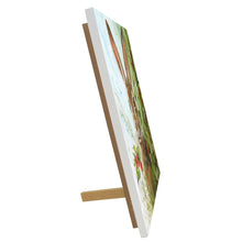 Load image into Gallery viewer, BLACKBERRY HARE Ceramic Art Tile by Judith Yates 20x20 cm | Wall-Ready Decor | Exquisite Gift in Box"