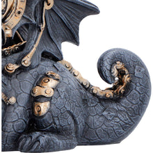Load image into Gallery viewer, Steampunk Dragon Figurine Gothic Mechanical Creature Ornament Fantasy Collectible