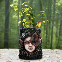 Charger l'image dans la galerie, Greenman Planter Statue Tree Spirit Decor Mythical Green Man Boxed 18cm
