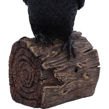 Load image into Gallery viewer, Ravens Cry Motion Activated Gothic Figurine Sound Sensor Bird Statue Crow Decor