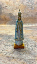 Load image into Gallery viewer, Resin Our Lady of Fatima Statue - 10cm Blessed Virgin Mary Figurine, Spiritual Decor, Religious Gift, Christian Ornament