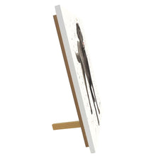 Load image into Gallery viewer, Licorice Black Labrador Art Tile by Bree Merryn | 20x20cm Ceramic Wall Art | Ready to Hang