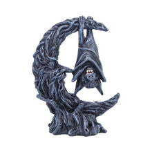Load image into Gallery viewer, Gothic Bat Moon Figurine Dark Fantasy Decor Crescent Moon Horror Ornament