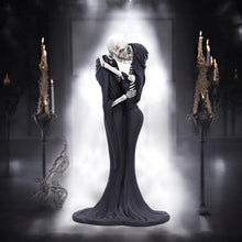 Load image into Gallery viewer, Gothic Skeleton Kiss Figurine 24cm - Romantic Skeleton Couple Ornament - Gothic Resin Sculpture Hand-Painted - Unique Gift Boxed Collectible