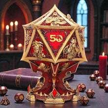 Load image into Gallery viewer, Dungeons & Dragons 50th Anniversary Collector Box Statue Figurine D20 Display