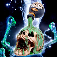 Load image into Gallery viewer, Toxic Waist Gothic Skull Figurine Fantasy Horror Statue Home Decor Ornament