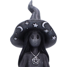 Laden Sie das Bild in den Galerie-Viewer, Dazzle Little Souls Figurine Witch Spirit with Cauldron Fantasy Wiccan Gothic Decor