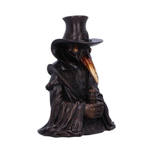 Laden Sie das Bild in den Galerie-Viewer, Backflow Incense Burner Plague Doctor Figurine Gothic Cone Holder Ornament