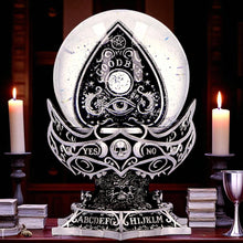 Laden Sie das Bild in den Galerie-Viewer, Gothic Spirit Board Snow Globe Occult Ouija Crystal Dome Witchcraft Altar Decor