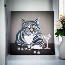 Load image into Gallery viewer, Lucky Clifford Ceramic Art Tile 20x20 cm by Victoria Coleman | Wall Decor | Ready to Hang