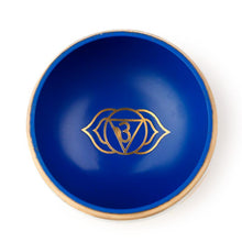 Load image into Gallery viewer, Third Eye Chakra Healing Singing Bowl – Meditation Sound Bowl with Cushion & Stick