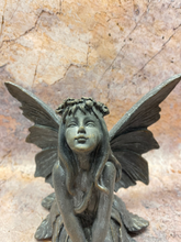 Load image into Gallery viewer, Whimsical Dreaming Fairy Statue, Handcrafted Resin, 18cm – Ethereal Figurine for Enchanting Home Aesthetics