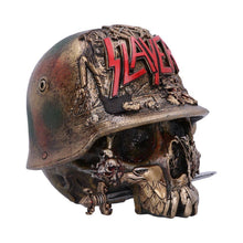 Laden Sie das Bild in den Galerie-Viewer, Official Slayer Skull Trinket Box | Eagle Helmet Logo Design | Gothic Resin Collectible 17.5cm