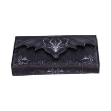 Load image into Gallery viewer, Dark Dragon Scale Purse Gothic Wallet Fantasy Gift Mythical Embossed Accessory