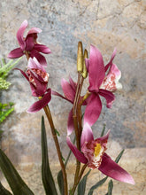Laden Sie das Bild in den Galerie-Viewer, Elegant Artificial Orchids Display in 20 cm Tall Plant Pot - Lifelike Home Decor-OsirisTradingUK
