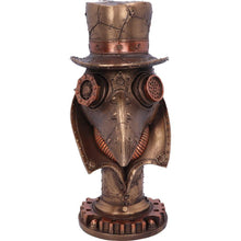 Load image into Gallery viewer, Steampunk Plague Doctor Bust Figurine Gothic Dark Ornament Fantasy Art decor