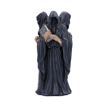 Laden Sie das Bild in den Galerie-Viewer, Dark Mystic Candle Holder Gothic Hooded Figures Ornament Fantasy Skull Sword