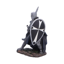 Laden Sie das Bild in den Galerie-Viewer, Dark Templar Knight Statue Figurine Ornament Medieval Crusader Sword Shield