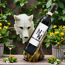 Laden Sie das Bild in den Galerie-Viewer, Wolf Head Wine Holder Fantasy Gothic Home Decor Animal Sculpture Wine Rack