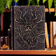 Load image into Gallery viewer, Mystical Green Man Journal Forest Spirit Spell Book Wiccan Pagan Witchcraft