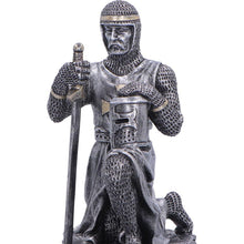 Charger l'image dans la galerie, Medieval Knight Soldier Pledge Statue Figurine Ornament Kneeling Warrior Sword