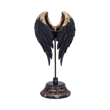 Load image into Gallery viewer, Dark Angel Wing Sculpture Figurine – 26cm Gothic Fallen Fae Decor