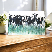 Load image into Gallery viewer, AN AUDIENCE OF COWS Ceramic Art Tile by Pankhurst Gallery 30x20 cm
