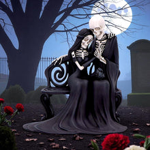 Load image into Gallery viewer, Romantic Death Embrace Statue Eternal Bond Skeleton Couple Fantasy Figurine