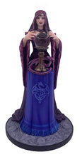 Load image into Gallery viewer, Mystical Enchantress with Crystal Orb - Handcrafted Resin Gothic Fairy Statue, Dark Fantasy Decor, Magic-Themed Collectible Figurine-OsirisTradingUK