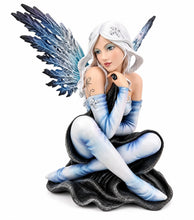 Load image into Gallery viewer, Winter Fairy Statue Figurine Ice Angel Sculpture Fantasy Gothic Ornament 25cm
