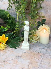 Load image into Gallery viewer, Alabaster Female Maiden Sculpture Art Statue Home Decoration Human Form Ornament