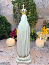 Laden Sie das Bild in den Galerie-Viewer, Blessed Virgin Mary Our Lady Fatima Statue Ornament Figurine Religious Sculpture