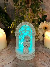 Load image into Gallery viewer, Beautiful Angel Baby Cherub Praying with LED Light Ornament Cherubs