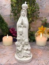 Load image into Gallery viewer, Blessed Virgin Mary Our Lady of Fatima with Children Statue Ornament Figurine-OsirisTradingUK