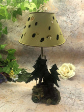 Load image into Gallery viewer, Black Panther Tea Light Holder - 31cm Cold Cast Resin and Metal, Enchanting Wildlife Sculpture with Cubs, Forest Themed Candle Decor, Mystical Feline Art-OsirisTradingUK