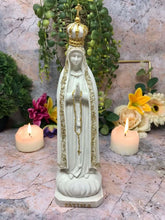 Laden Sie das Bild in den Galerie-Viewer, Blessed Virgin Mary Our Lady Fatima Statue Ornament Figurine Religious Sculpture